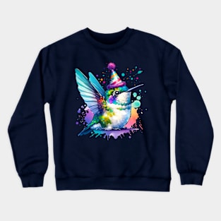 Party Hummingbird Crewneck Sweatshirt